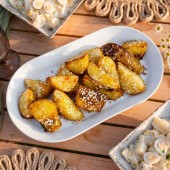 Cartofi cu susan la cuptor (de post)